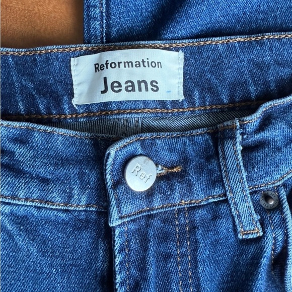 Reformation Jeans Liza Jean in Jamaica Wash Size 27 - Picture 8 of 10
